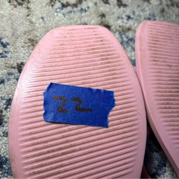 Steve Madden Pink Pike Jelly Strappy Slip-On Flip-Flops Size 7 - Picture 9 of 9